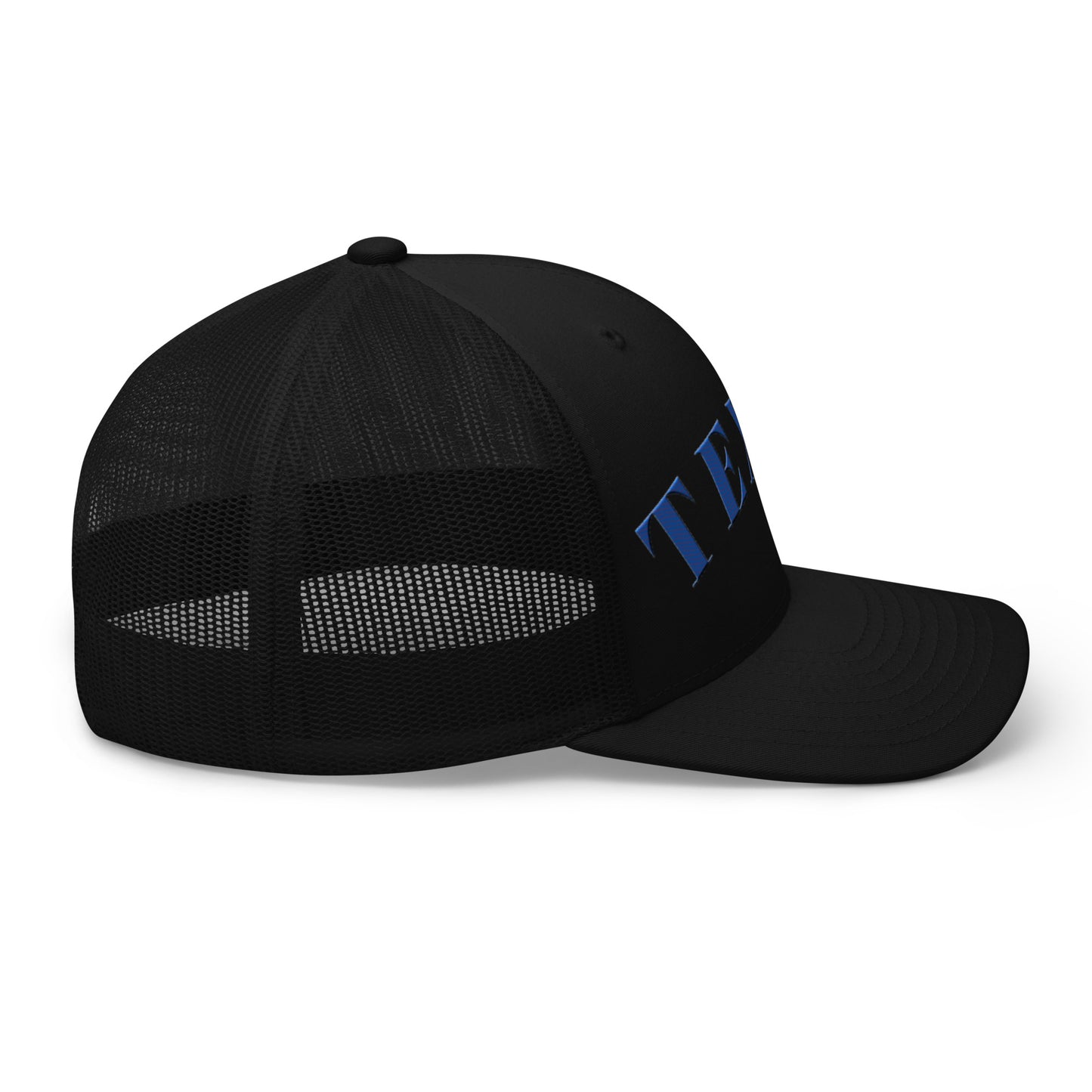 Texas Trucker Hat Black | Blue