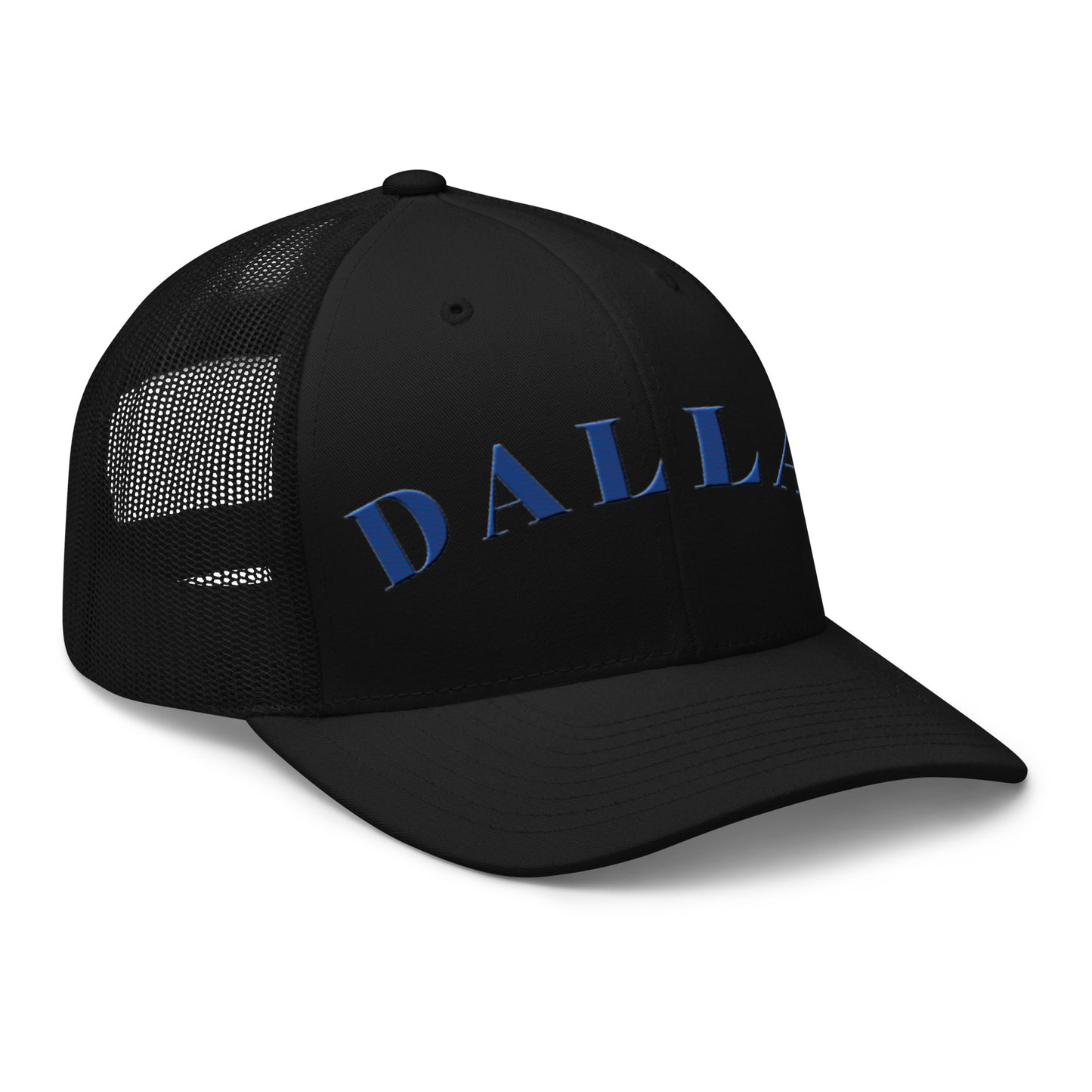 Dallas Trucker Hat Black | Blue