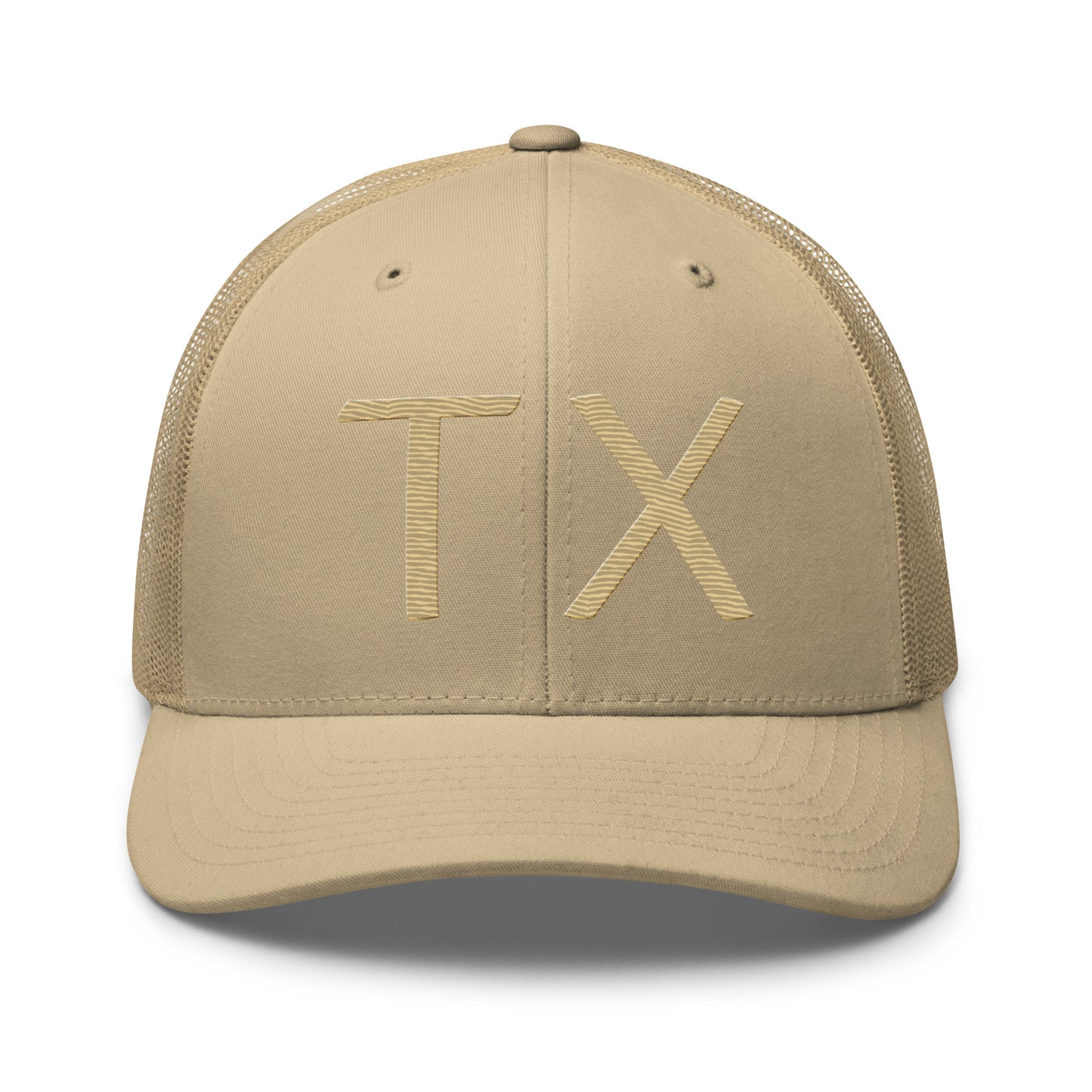 TX Abbreviation Trucker Hat Khaki | Khaki