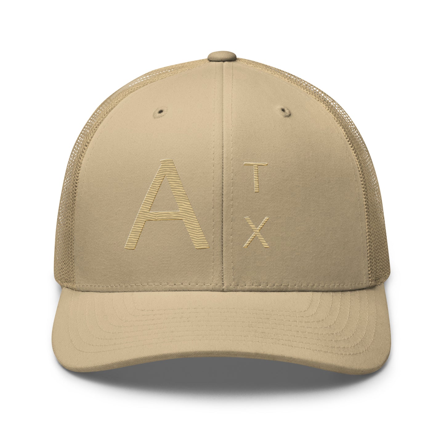 Austin Abbreviation "Atx" Trucker Hat Khaki | Khaki