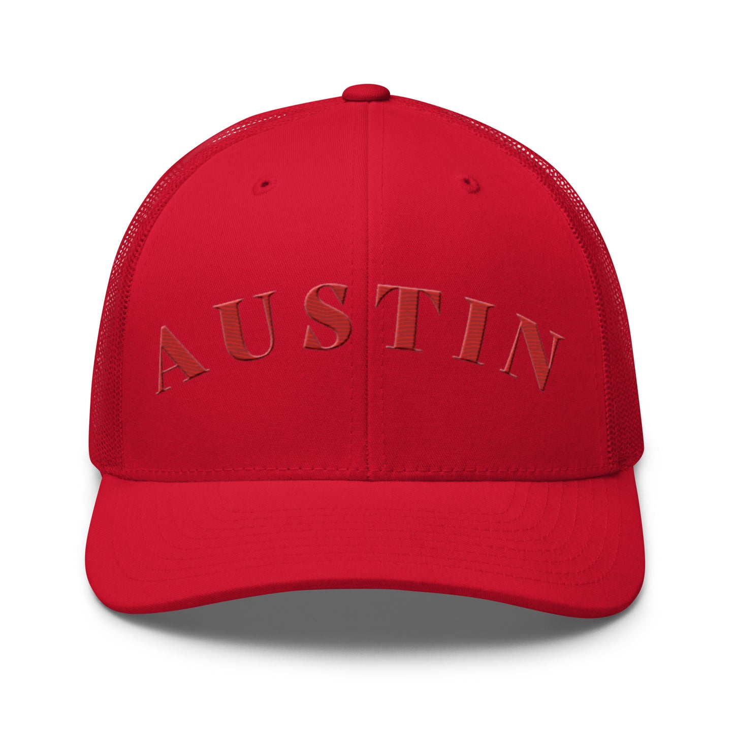 Austin Trucker Hat Red | Red