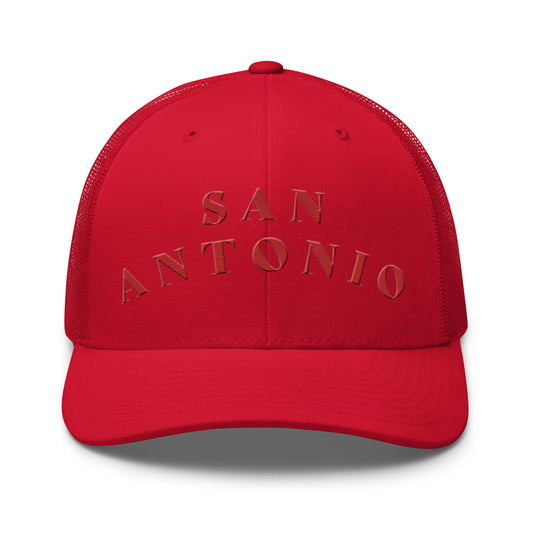 San Antonio Trucker Hat Red | Red