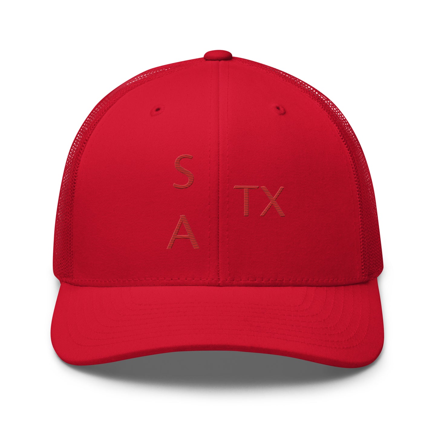 San Antonio Abbreviation "SAtx" Hat Red | Red