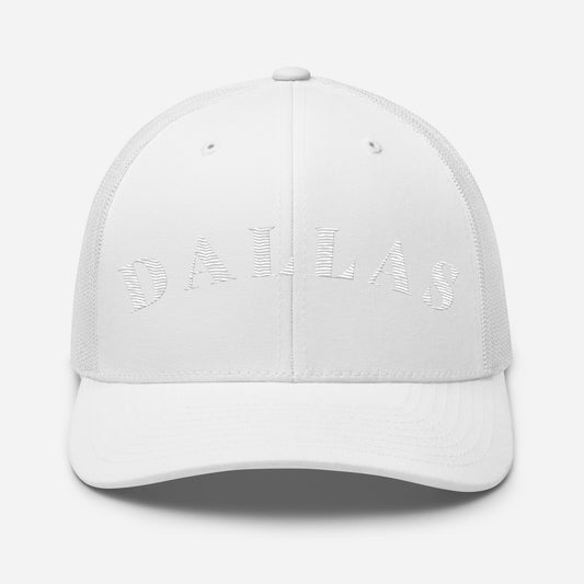 Dallas Trucker Hat White | White