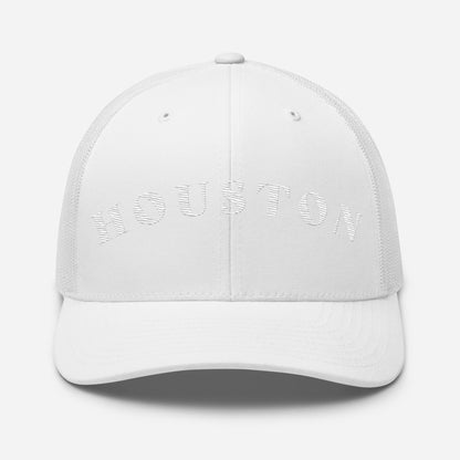 Houston Trucker Hat White | White