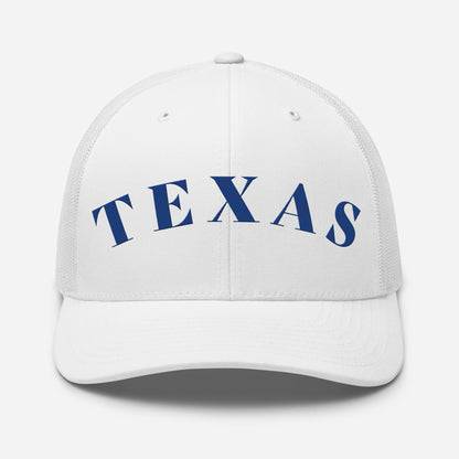 Texas Trucker Hat White | Blue