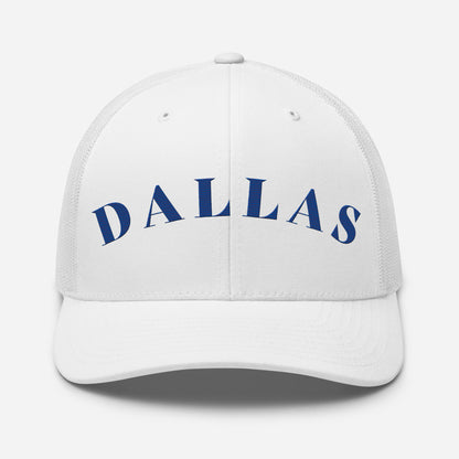 Dallas Trucker Hat White | Blue