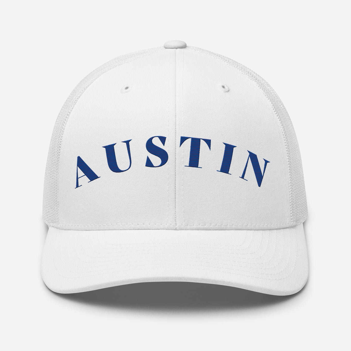 Austin Trucker Hat White | Blue