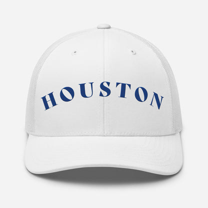 Houston Trucker Hat White | Blue