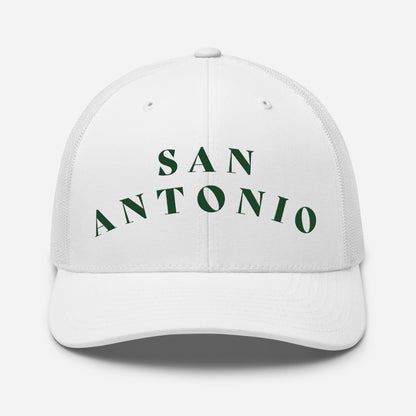 San Antonio Trucker Hat White | Green