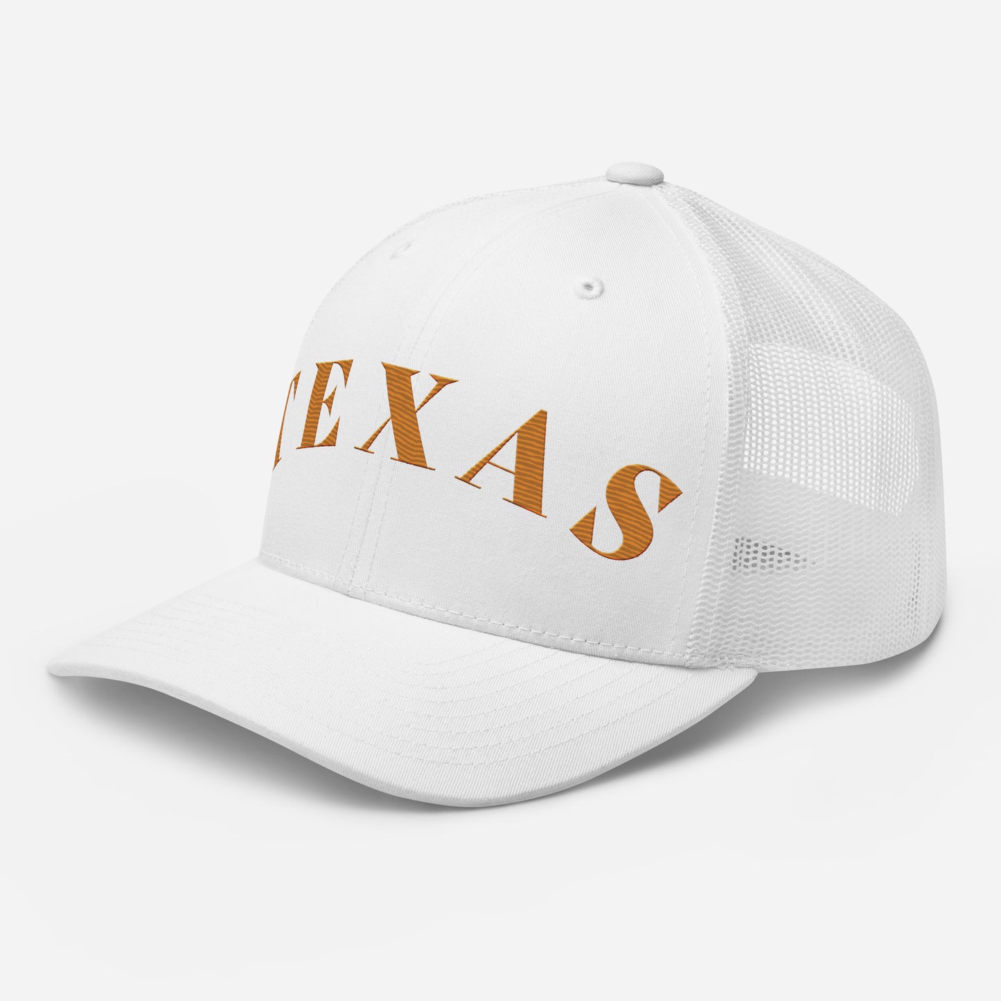 Texas Trucker Hat White | Orange