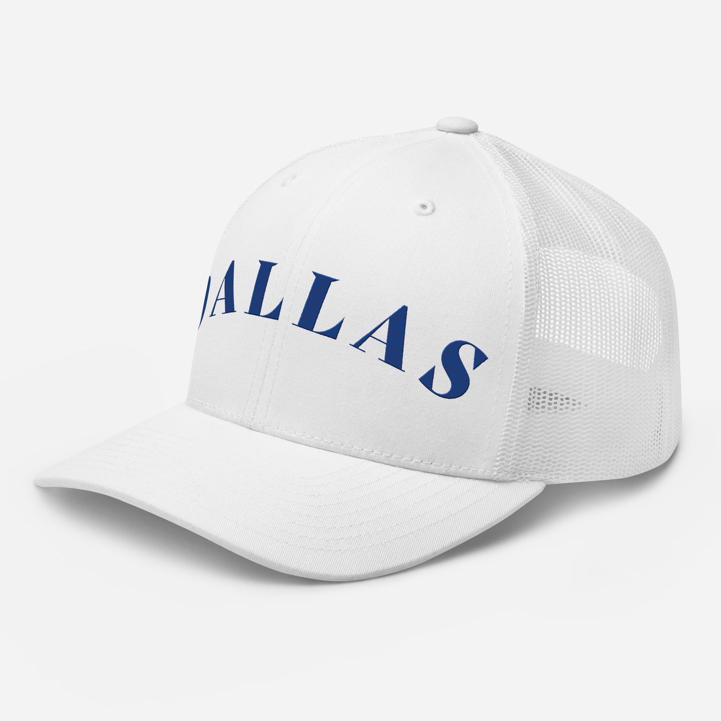 Dallas Trucker Hat White | Blue