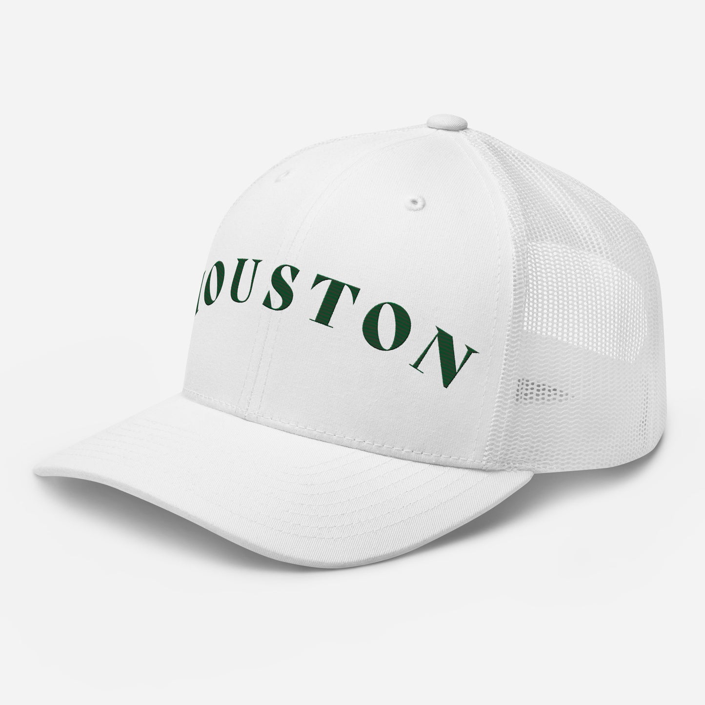 Houston Trucker Hat White | Green