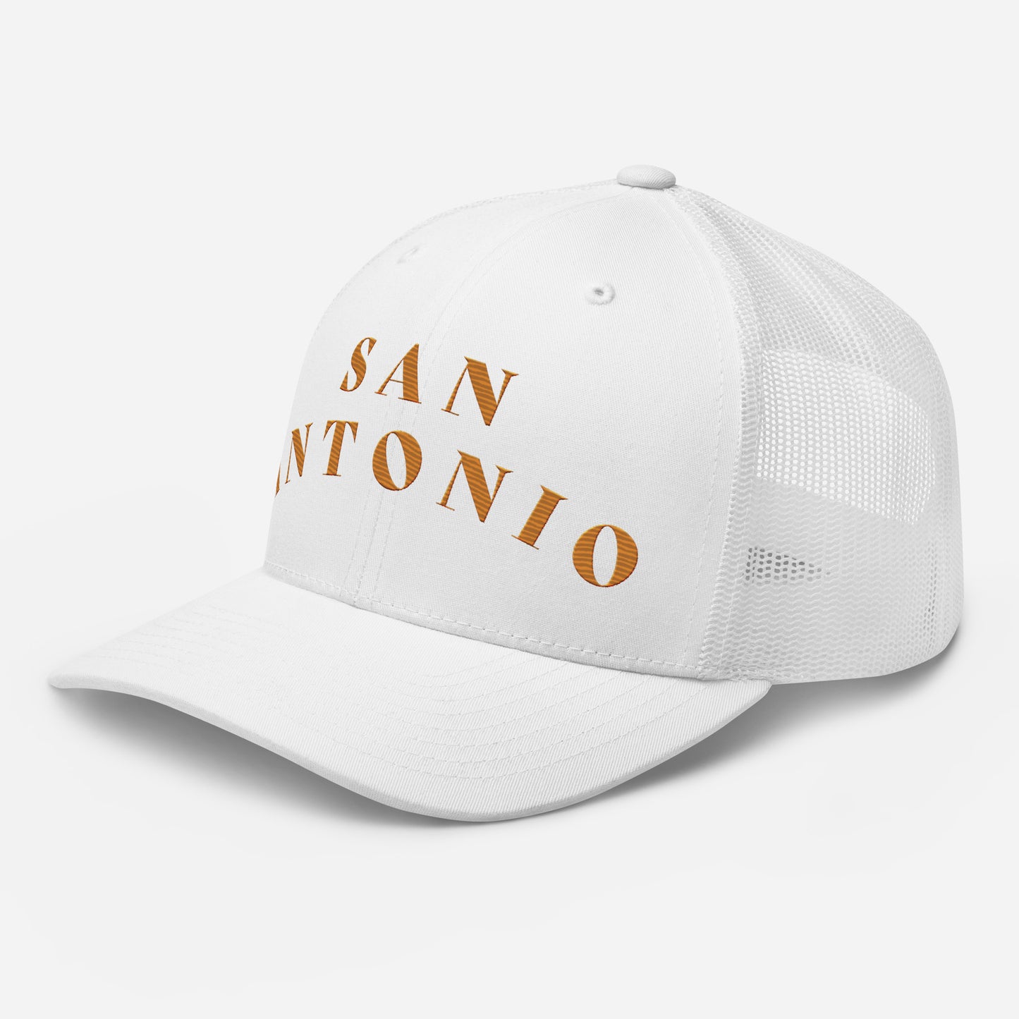 San Antonio Trucker Hat White | Orange