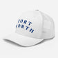 Fort Worth Trucker Hat White | Blue