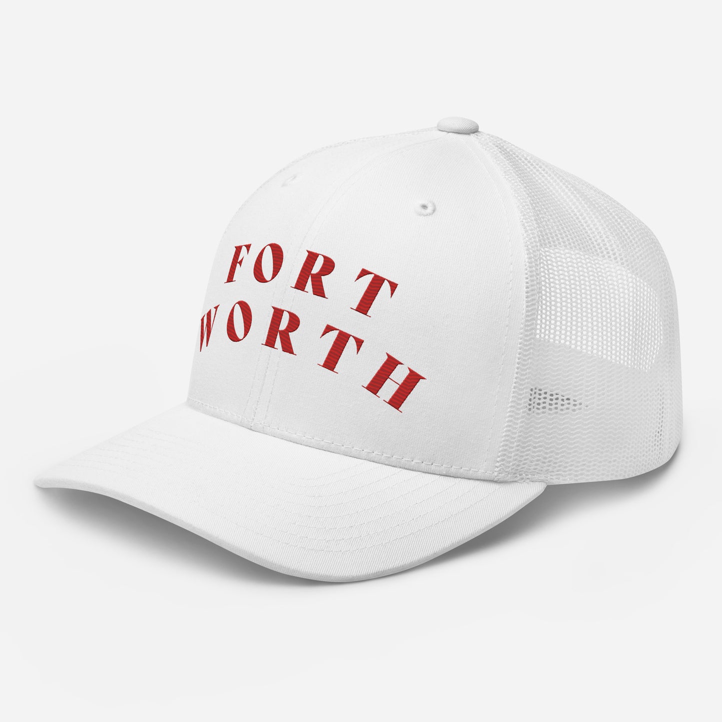 Fort Worth Trucker Hat White | Red