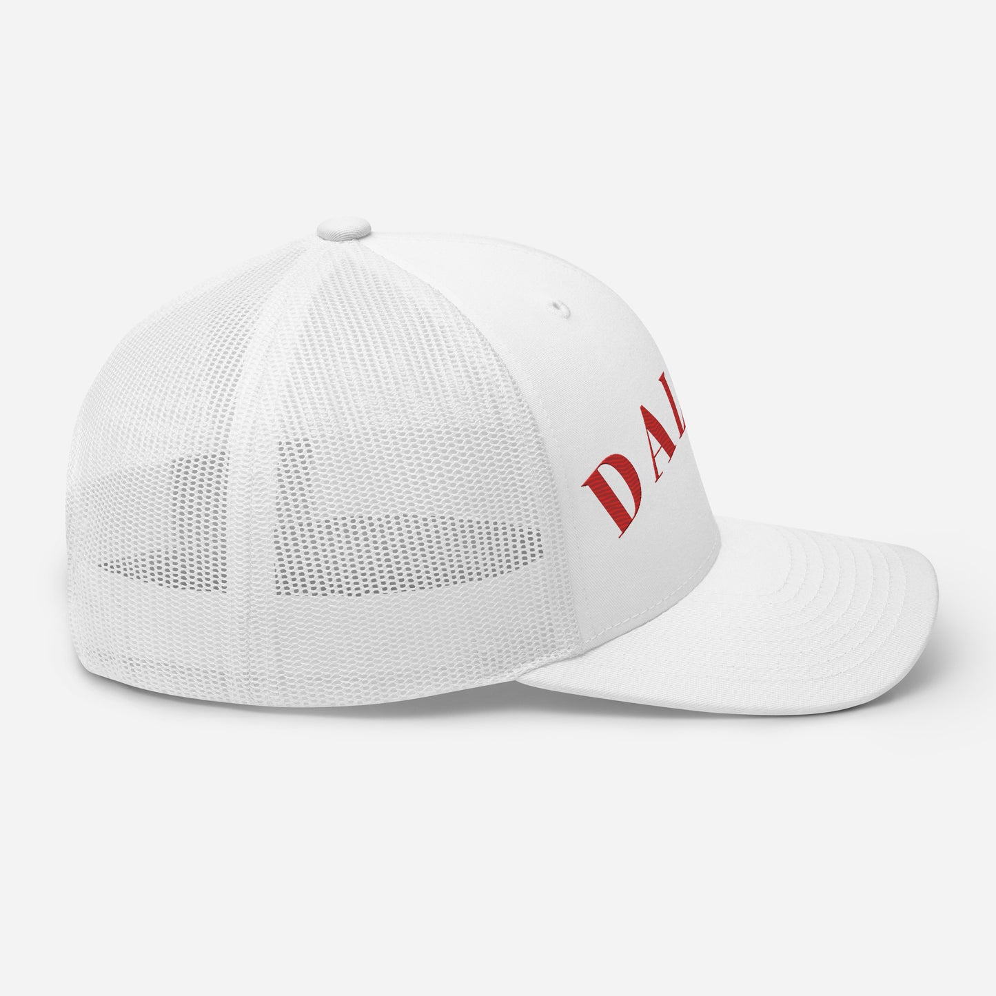 Dallas Trucker Hat White | Red