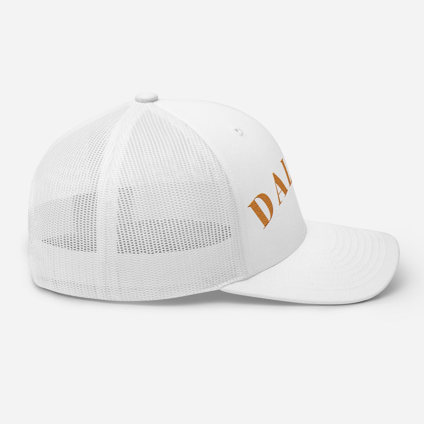 Dallas Trucker Hat White | Orange