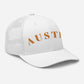 Austin Trucker Hat White | Orange