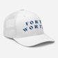 Fort Worth Trucker Hat White | Blue