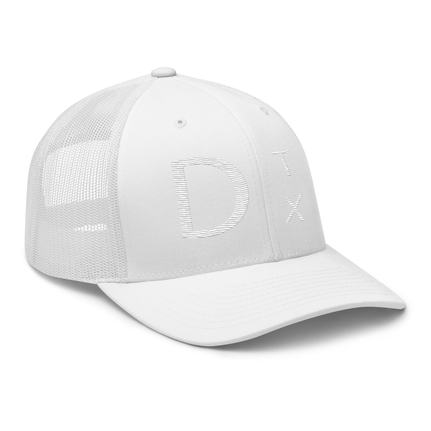 Dallas Abbreviation "Dtx" Trucker Hat White | White