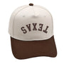 Texas Upside Down Hat Espresso, unisex design with premium 3D embroidery, adjustable for all sizes.