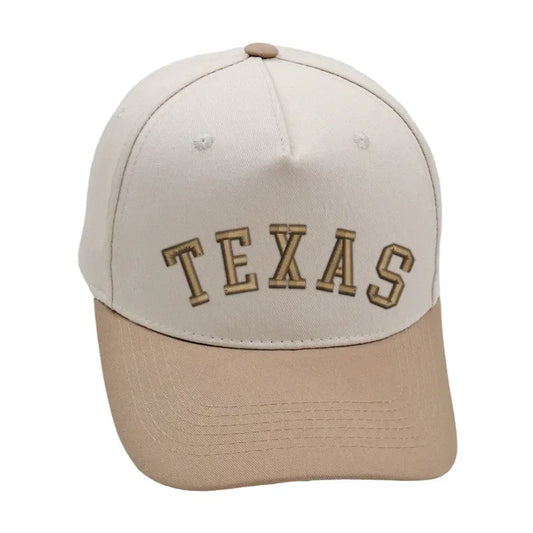 Khaki Texas hat with premium 3D embroidery, adjustable buckle for a perfect fit, unisex design.
